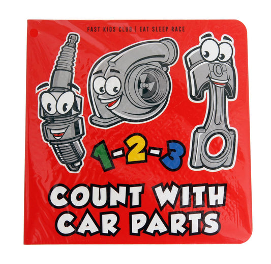 1-2-3 Count with Car Parts Book 1417